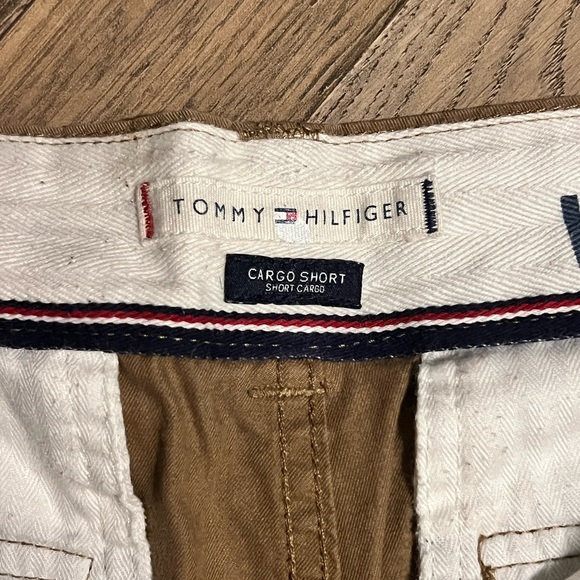 Tommy Hilfiger Khaki Cargo Shorts - Picture 2 of 4